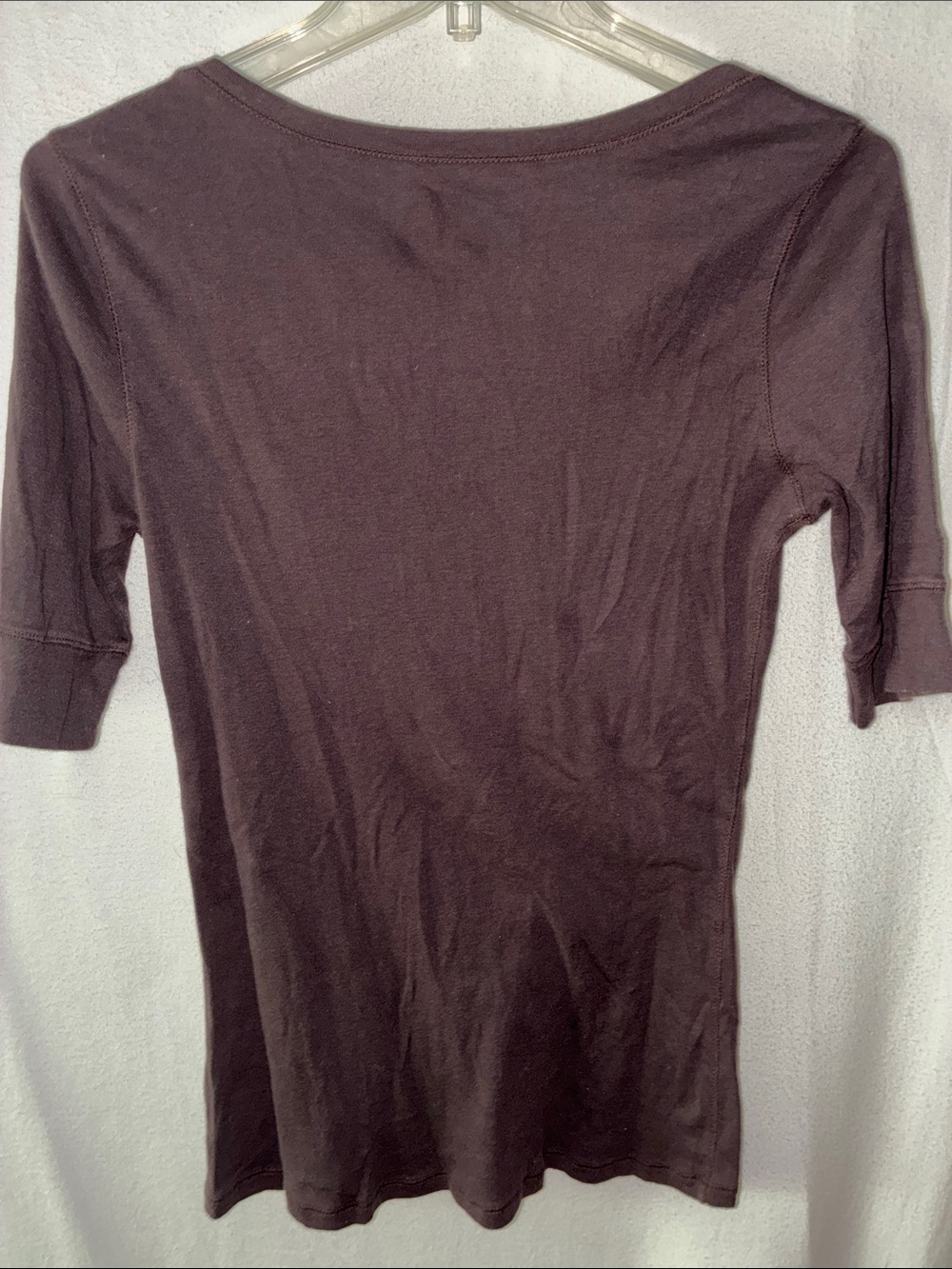 Old Navy Short Sleeve Scoop Neck Tee - Dark Brown - Picture 3 of 3